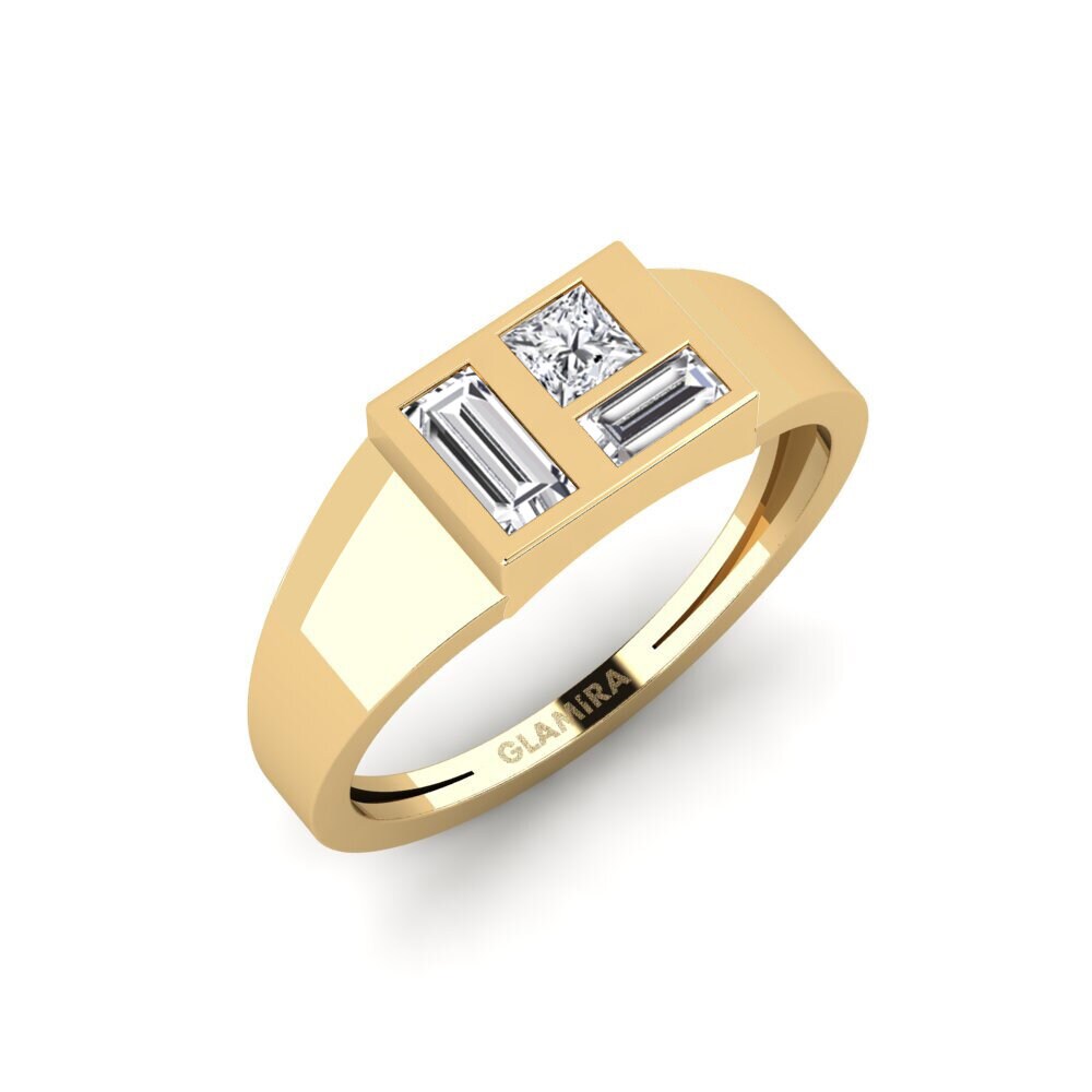 9k Yellow Gold Lab Grown Diamond Ring Tsumeb