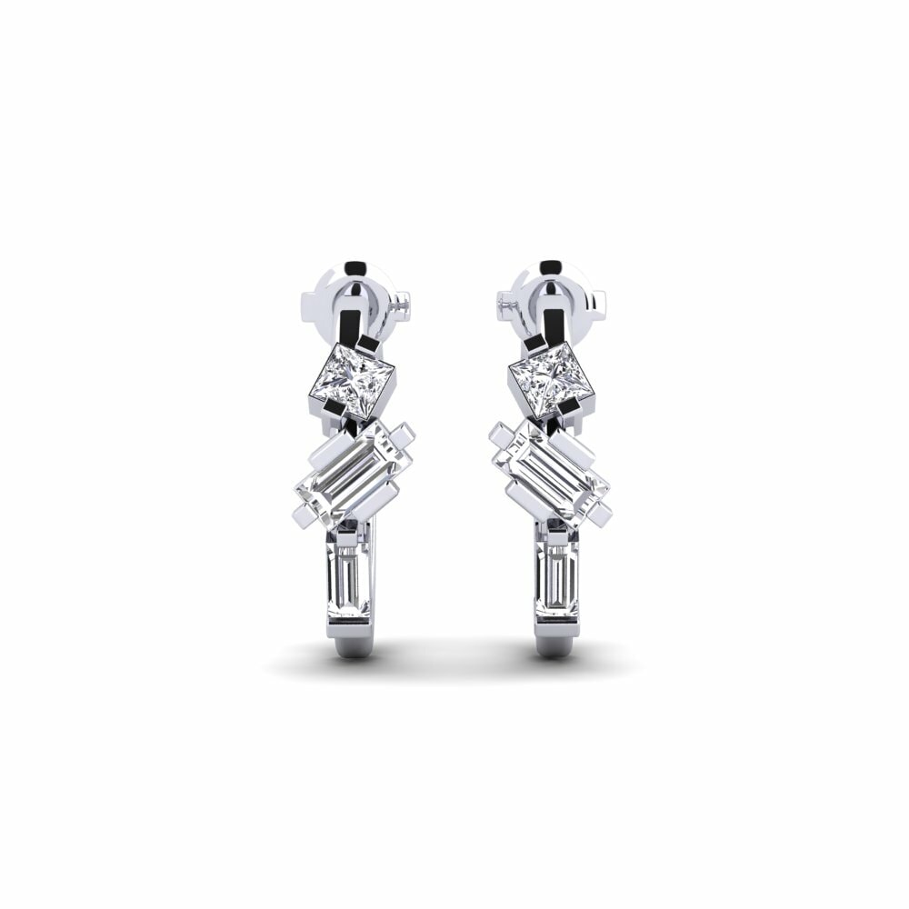 950 Platinum Lab Grown Diamond Women's Earring Utiroa