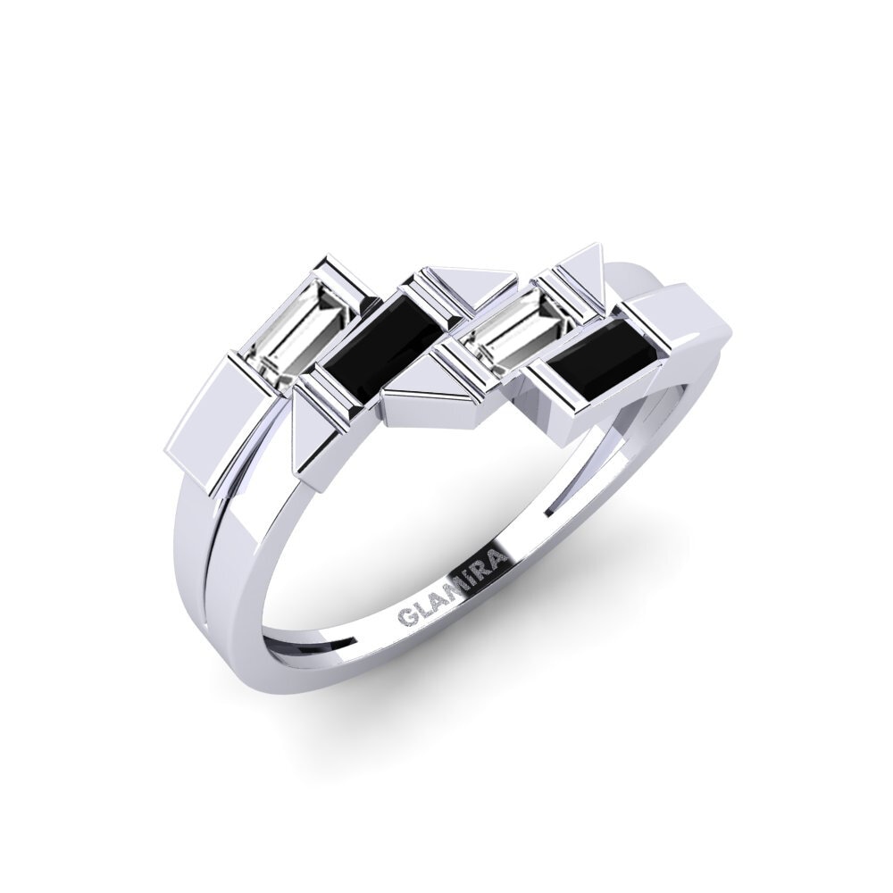 950 Platinum Black Onyx Ring Virtueltor