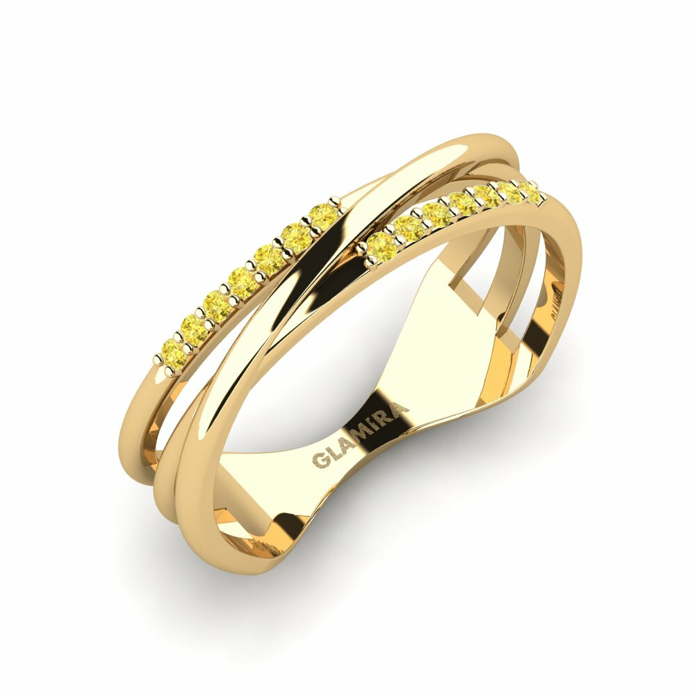 Gele Saffier Ringen Ferskil