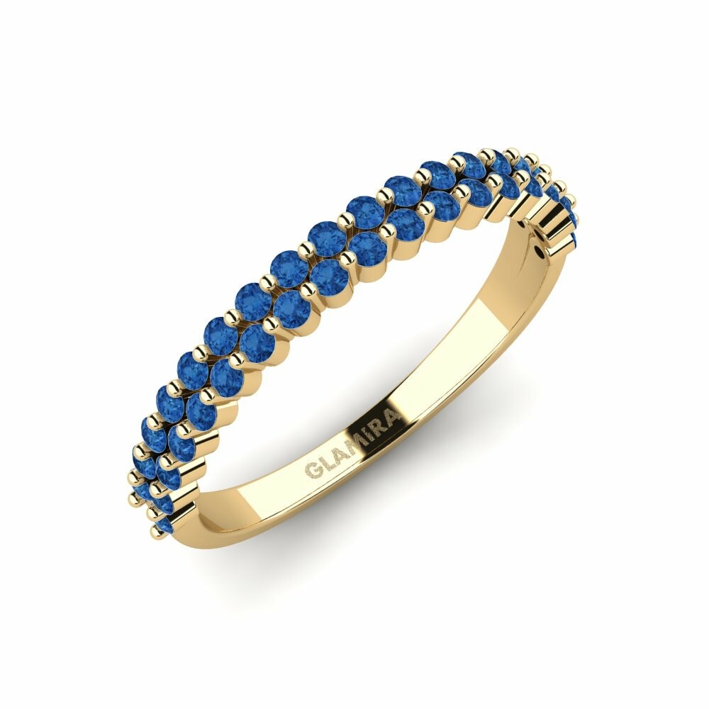 Dark Blue Zirconia Ring Fionnuar