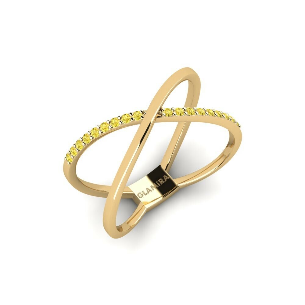 Gele Saffier Ringen Joavy