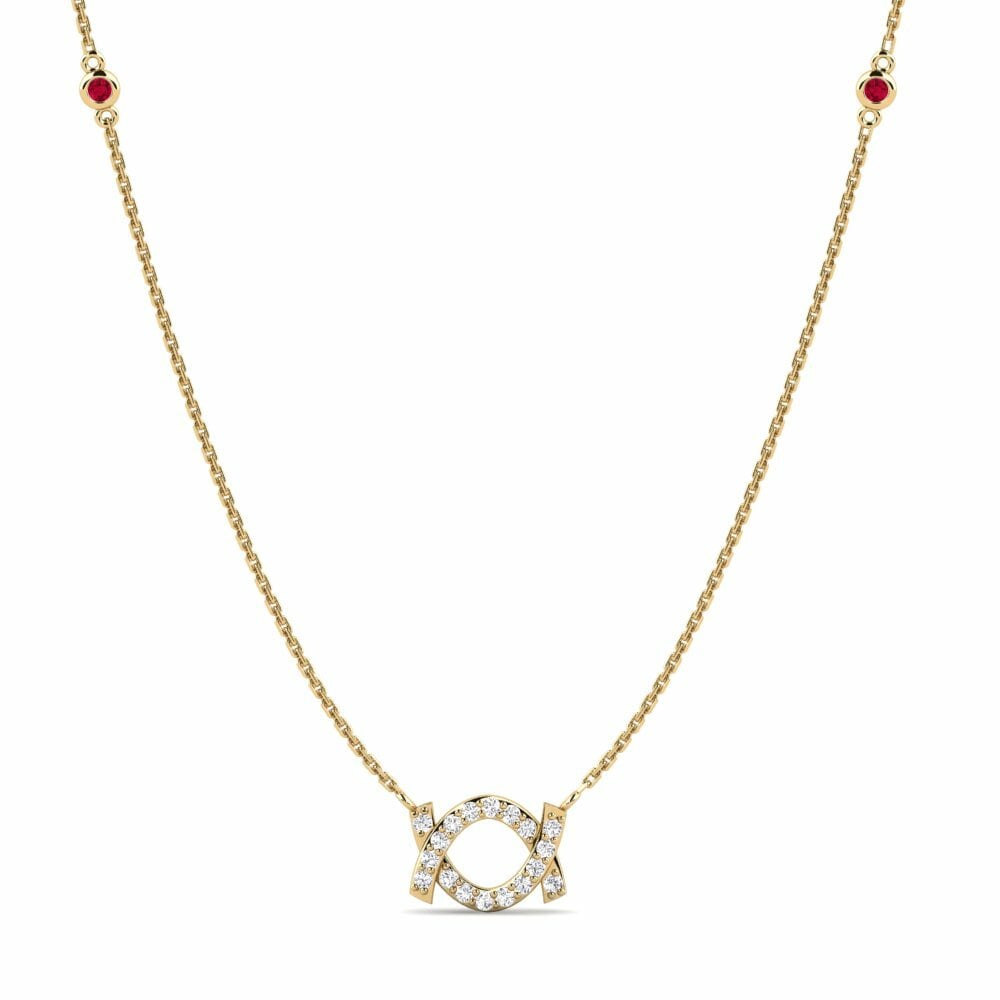 Rubino Collana da donna Mijery