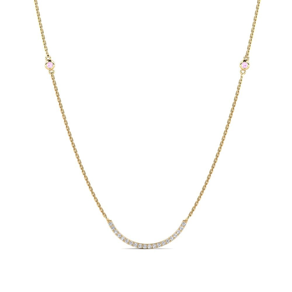 Pink Sapphire Women's Necklace Mtendere