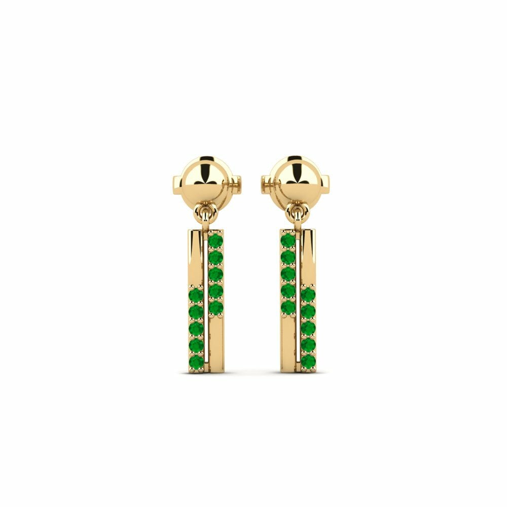 Émeraude Boucle d'oreille femme Sungula