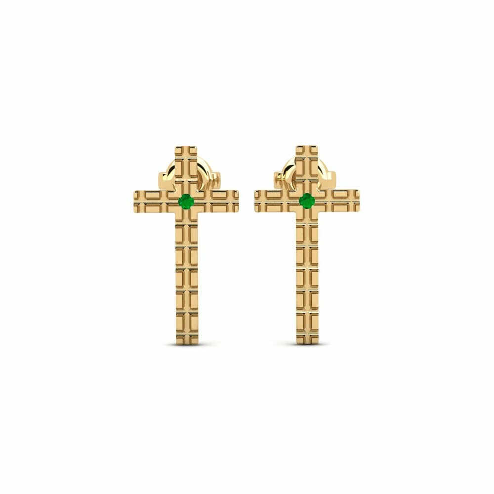 Émeraude Boucle d'oreille femme Brianner