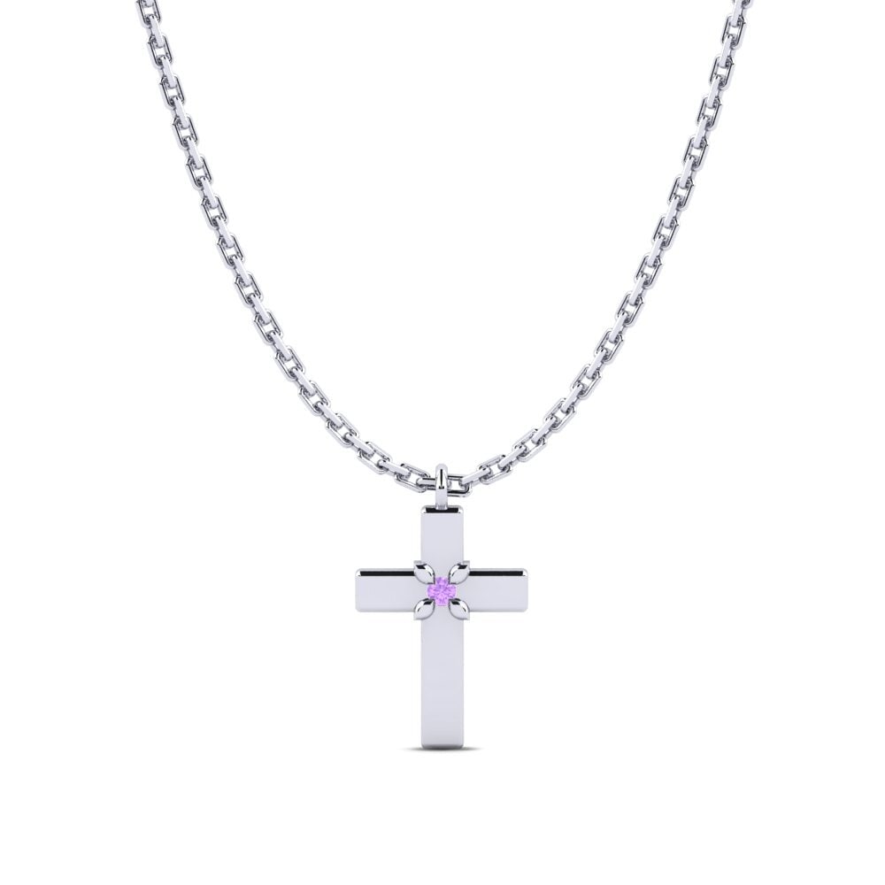 Plata 925 Amatista Collar de Mujer Jeisa