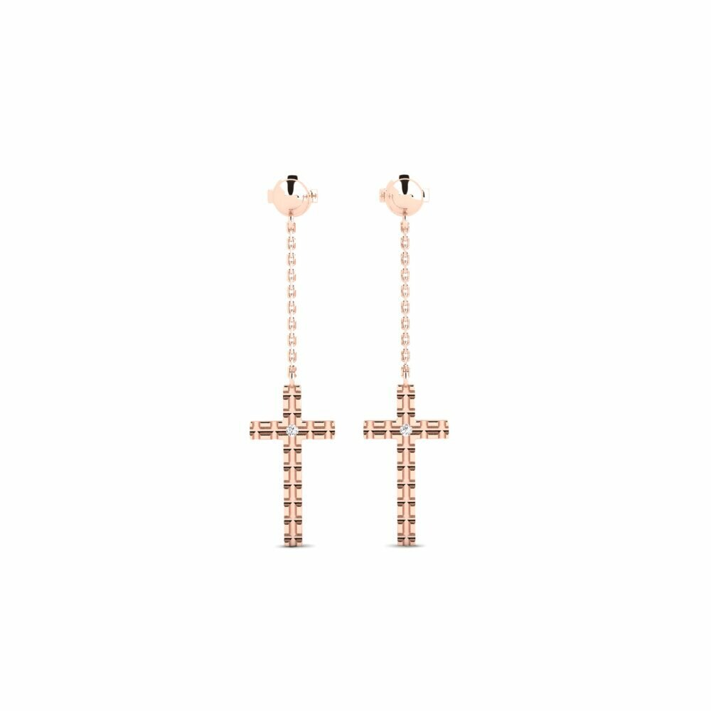 14K Rood Goud Dames Oorbellen Marsali