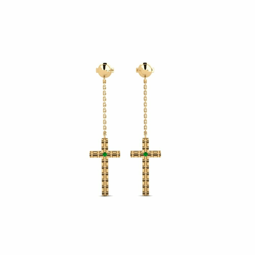 Émeraude Boucle d'oreille femme Marsali