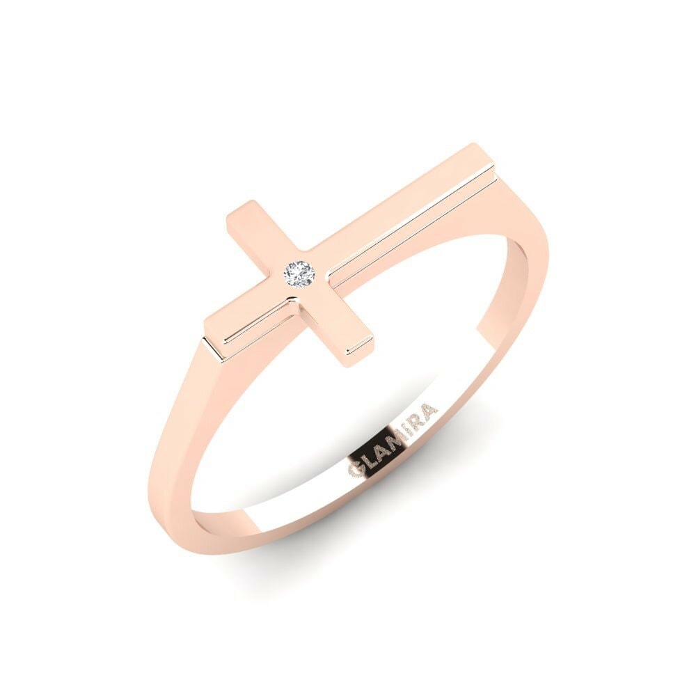 14K Rood Goud Stapelbare ring Meradoc