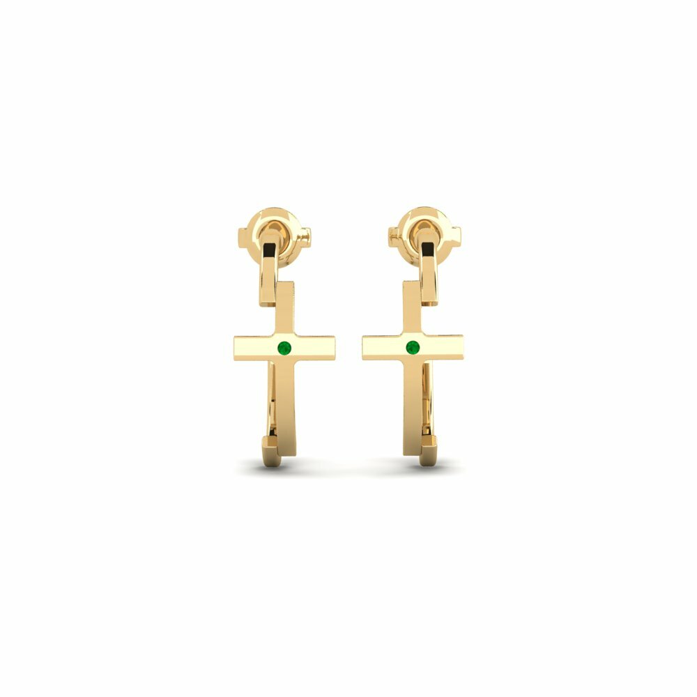 Émeraude Boucle d'oreille femme Micheal