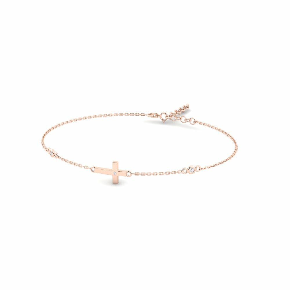 14K Rood Goud Dames Armband Rosalier