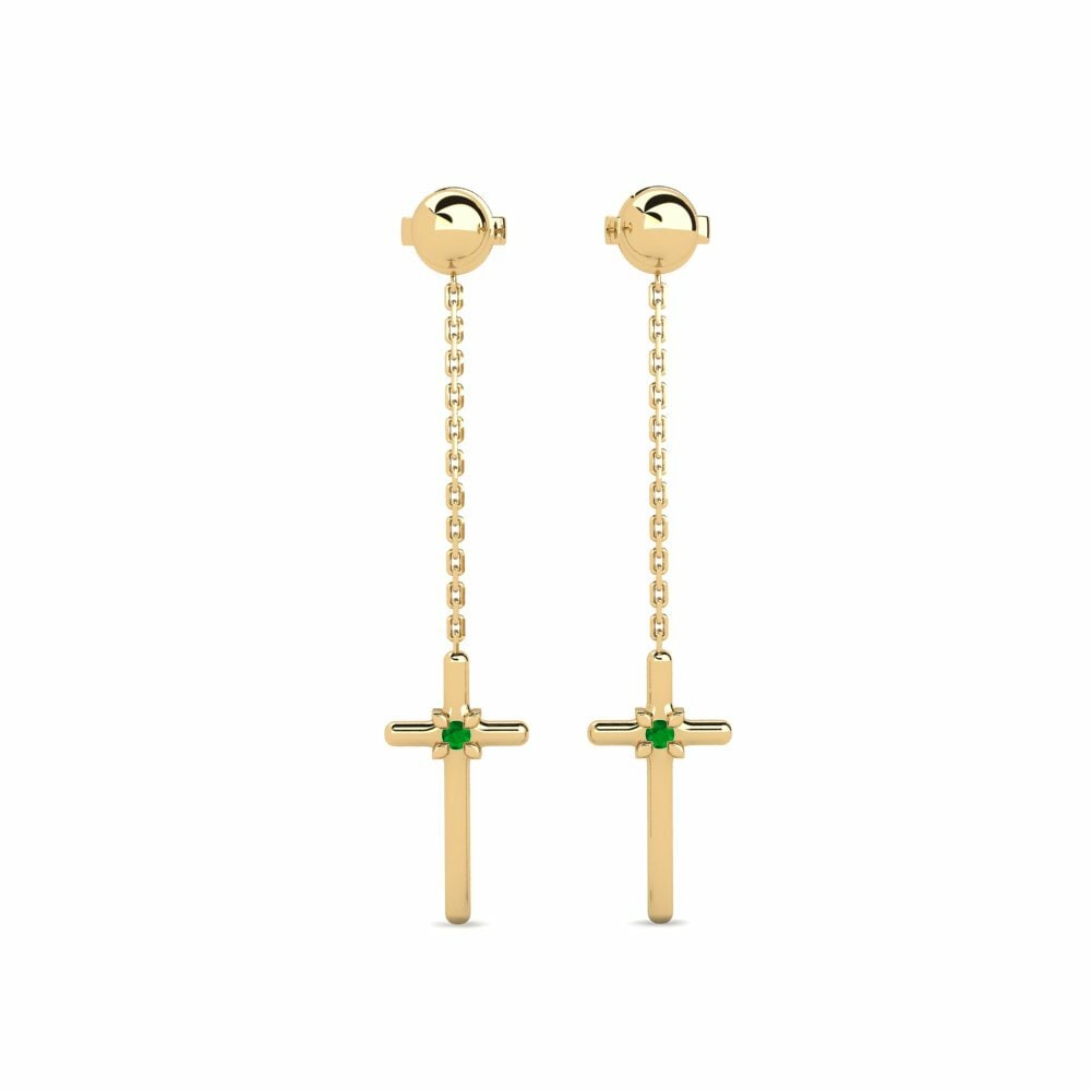 Émeraude Boucle d'oreille femme Tatia