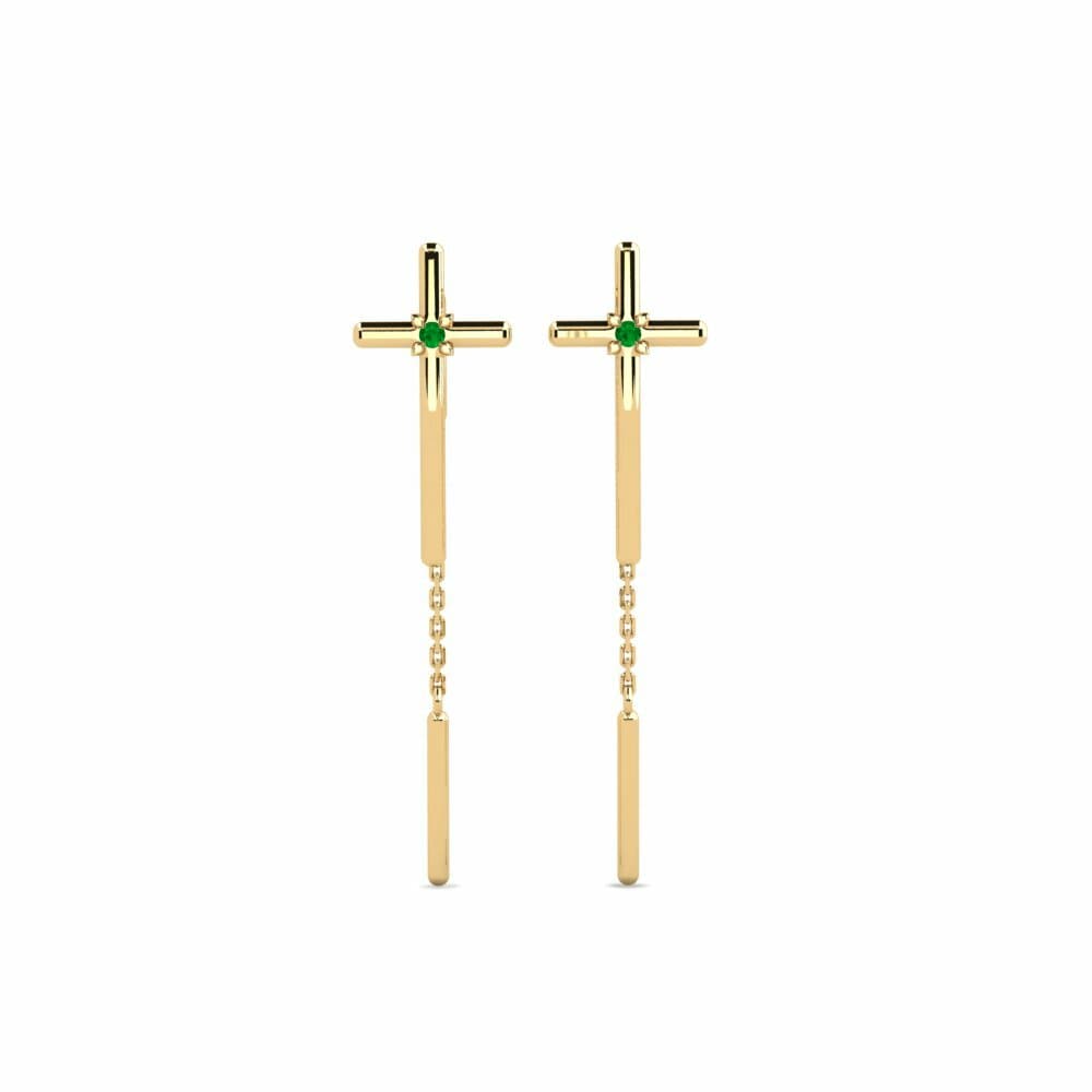 Émeraude Boucle d'oreille femme Ulysi