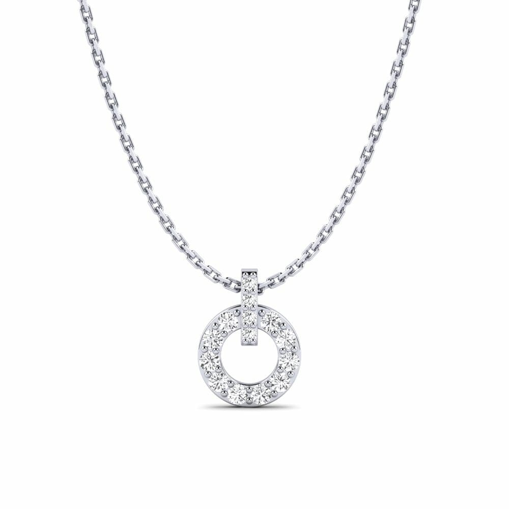 Or Blanc 18k Pendentif pour femme Affectum