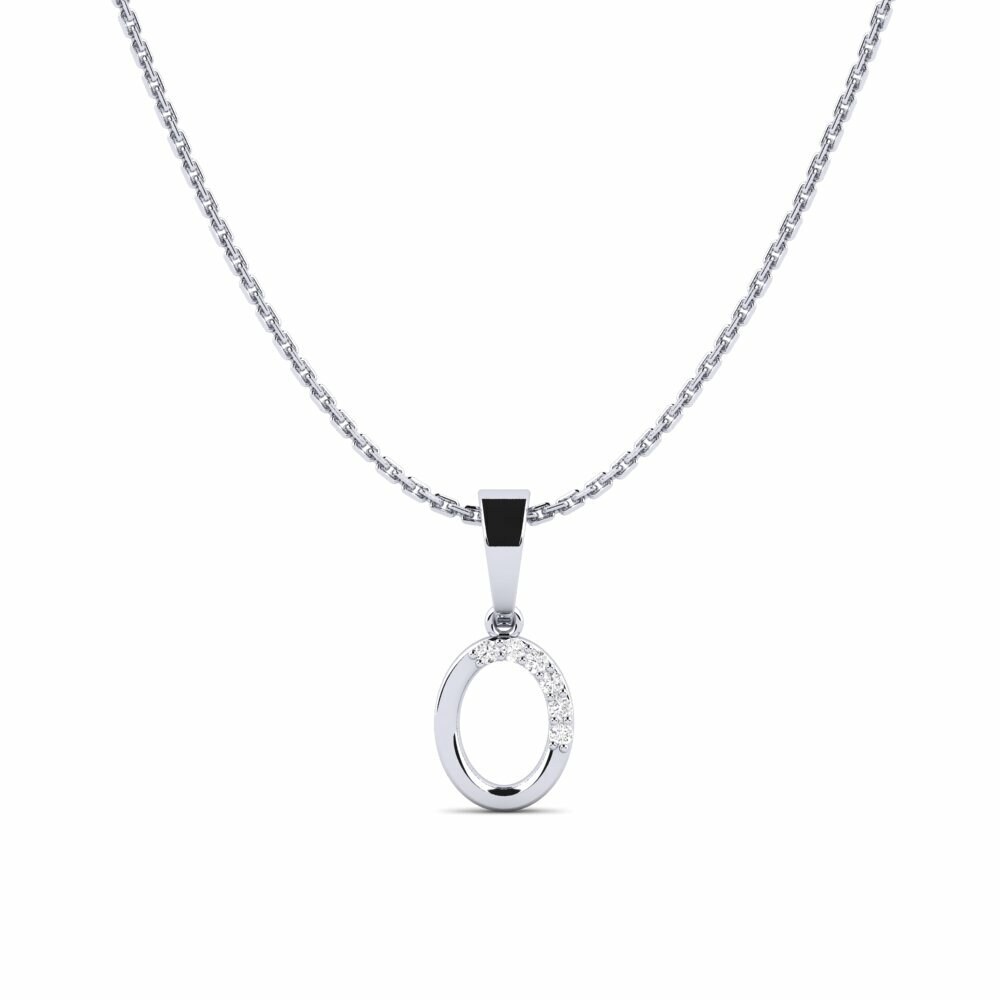 Or Blanc 18k Pendentif pour femme Pepuru