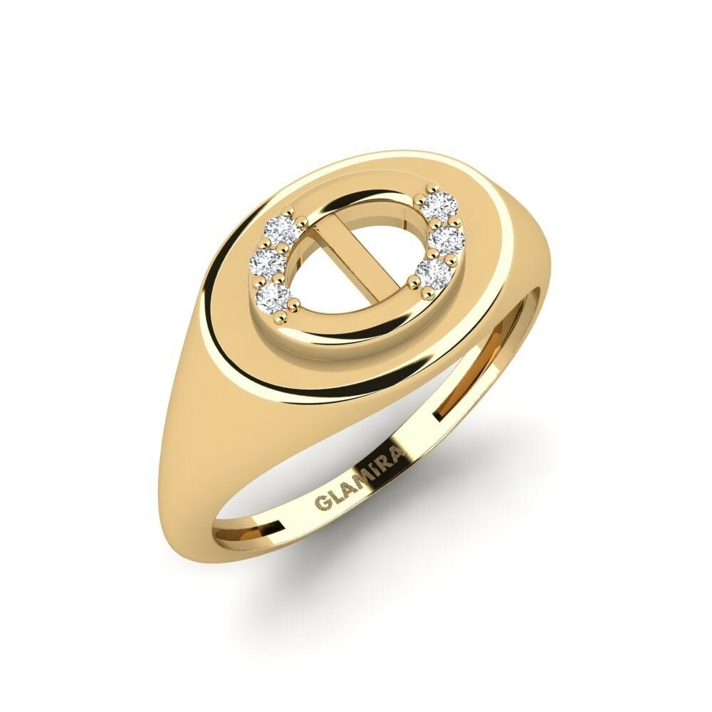18K Geel Goud Ringen Ungu