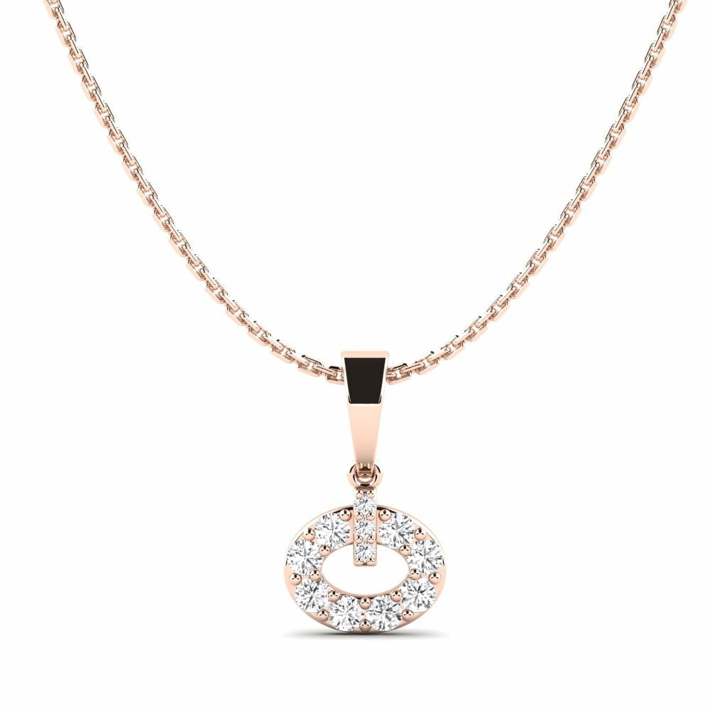 14k Rose Gold Women's Pendant Vaihtaa