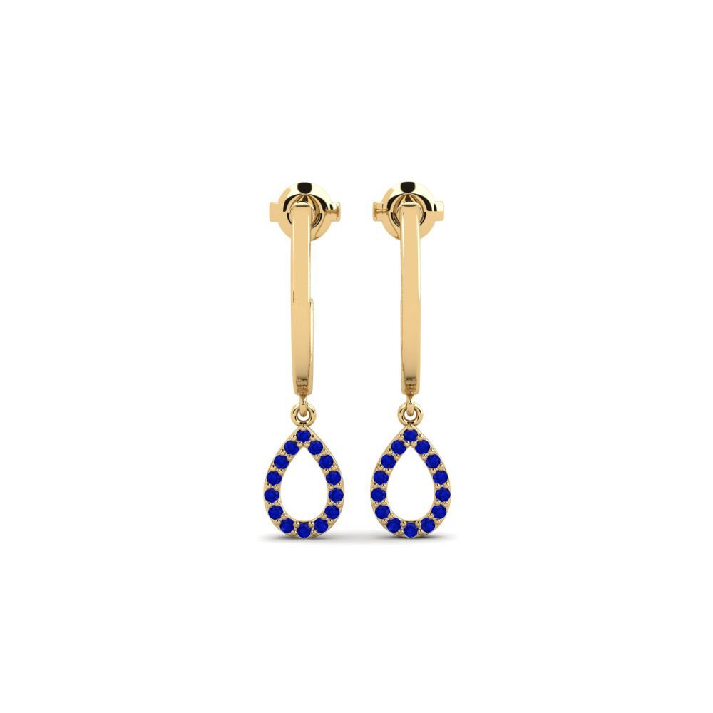 Sapphire Women's Earring Itinnag