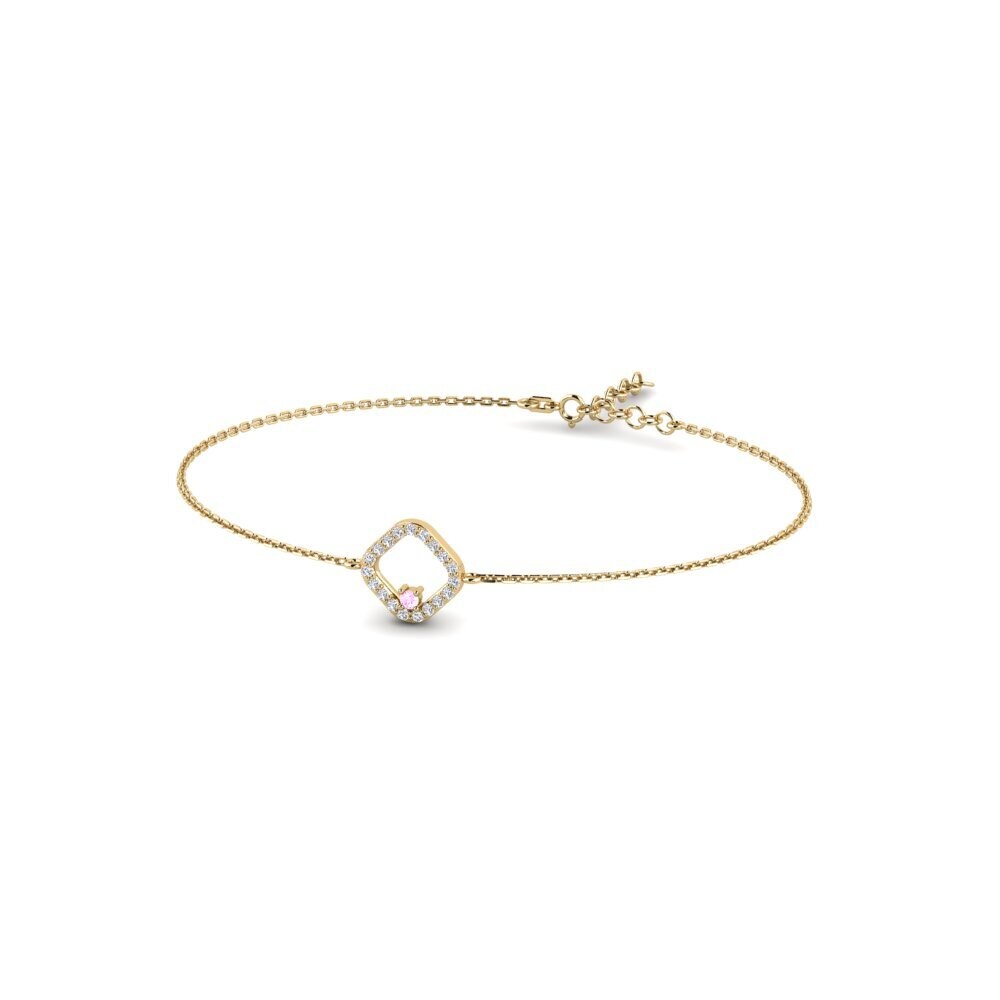Pink Sapphire Women's Bracelet Motyel