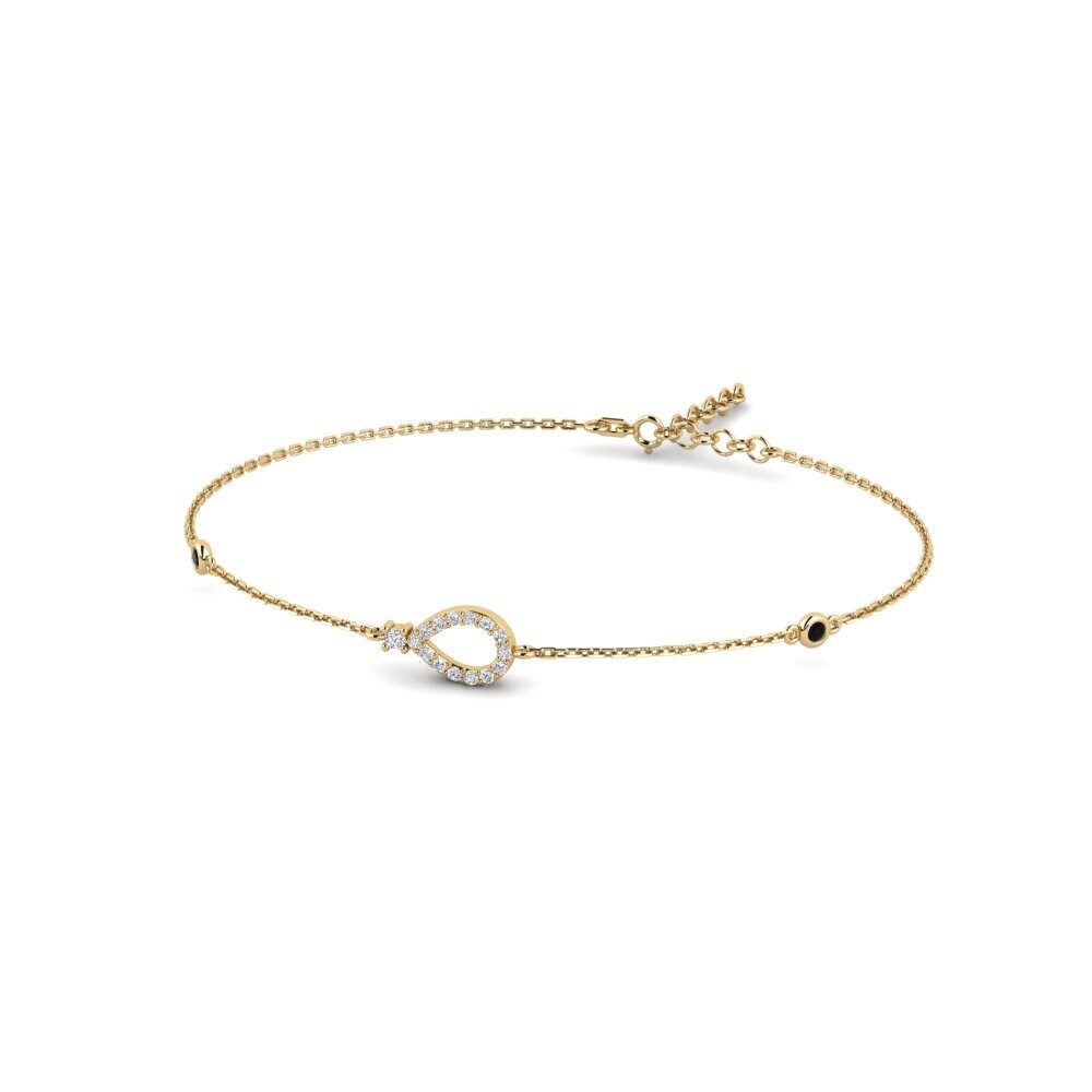 Black Sapphire Women's Bracelet Toe