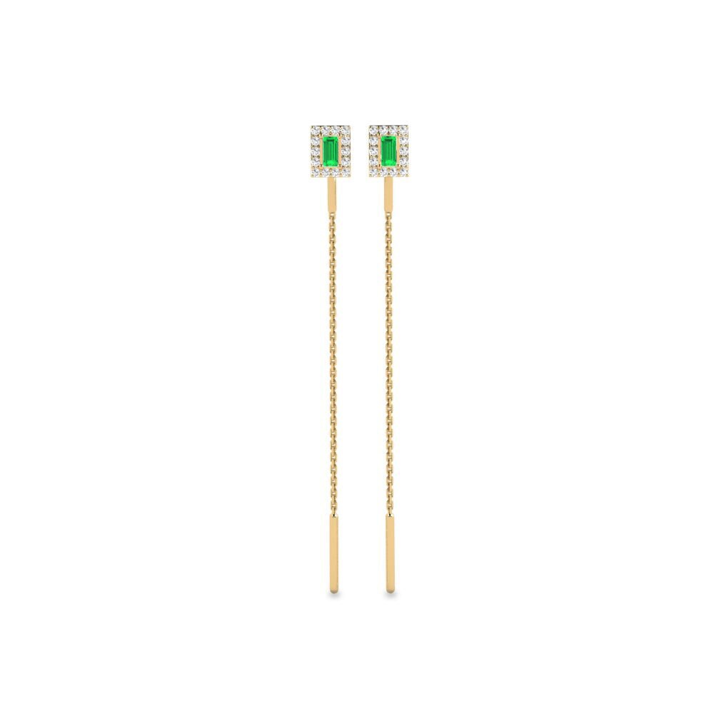 Tsavorite Boucle d'oreille femme Berch