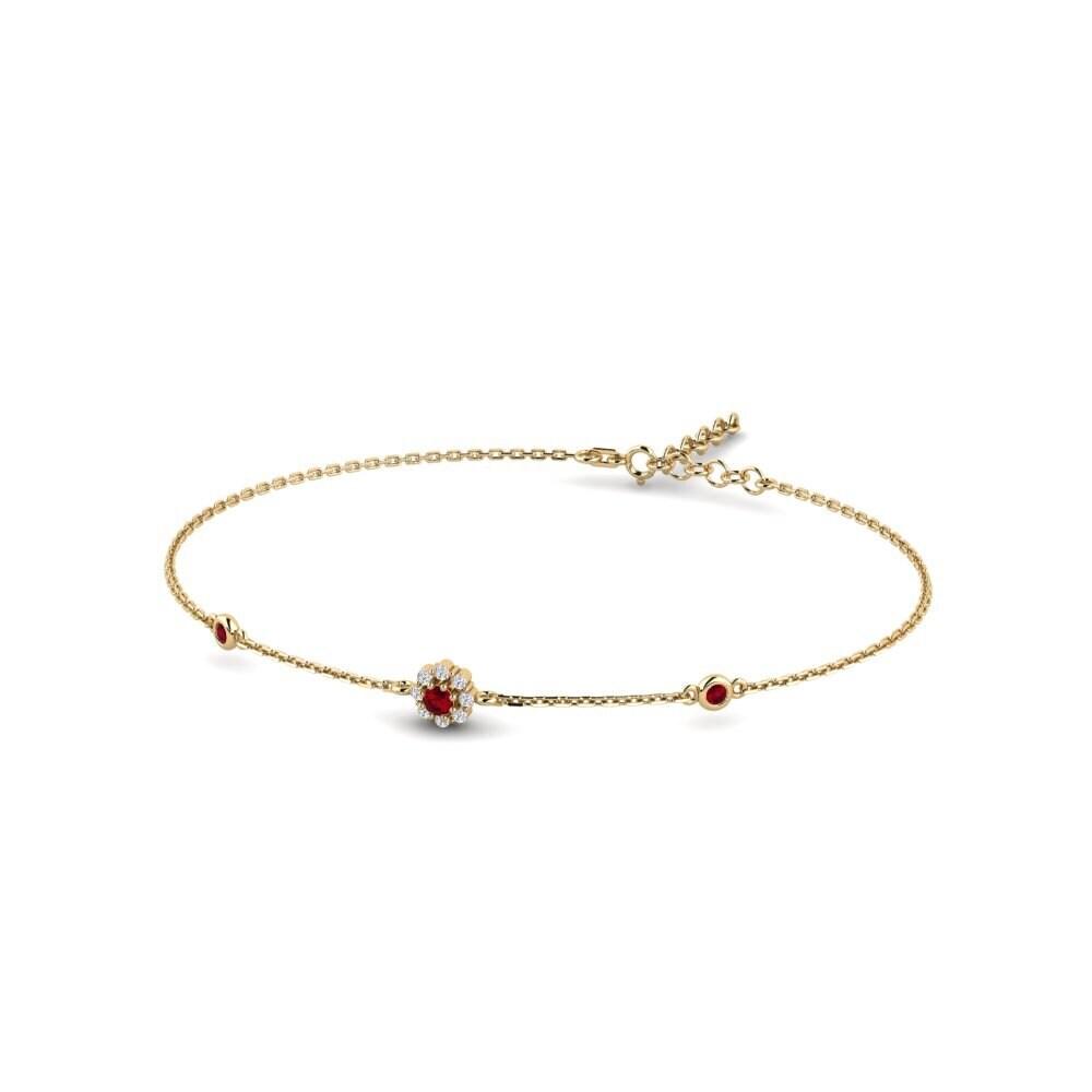Red Zirconia Women's Bracelet Kanda