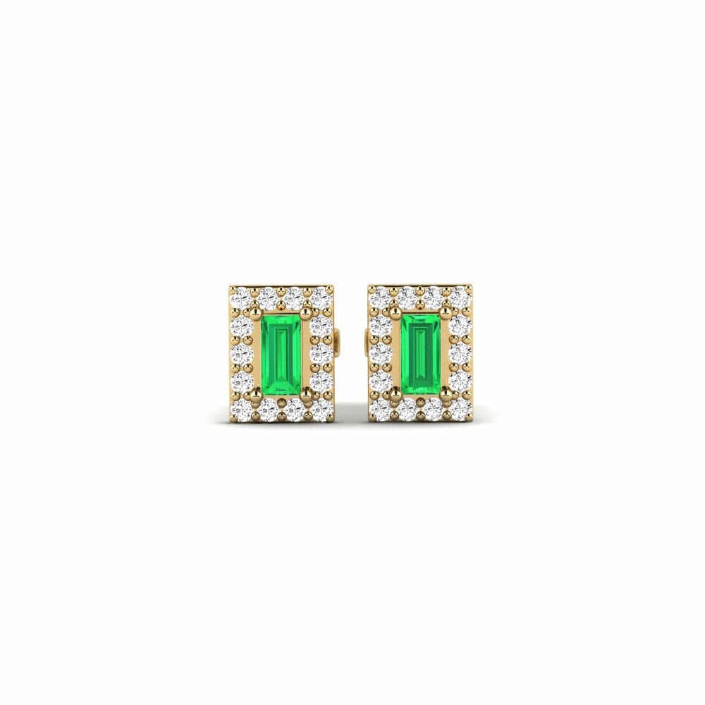 Tsavorite Boucle d'oreille femme Maumna