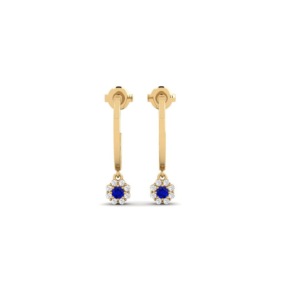 Sapphire Women's Earring Parvata