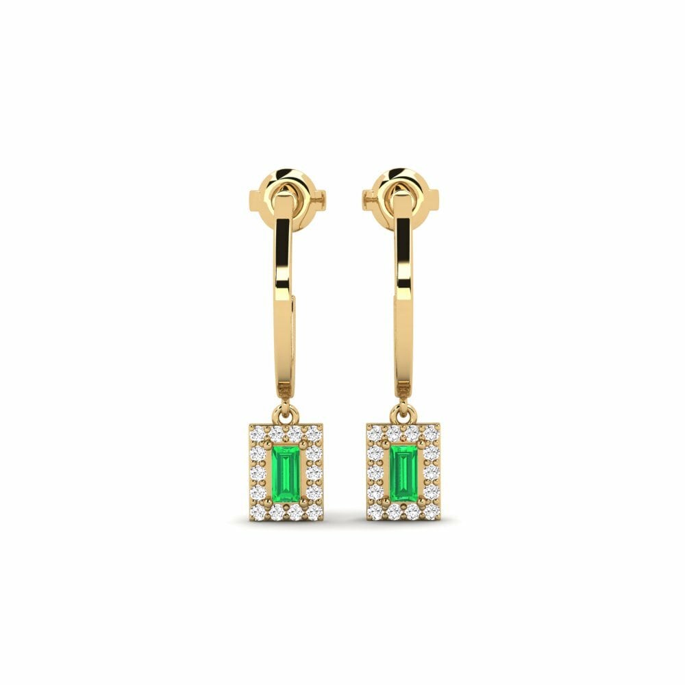 Tsavorite Boucle d'oreille femme Planina