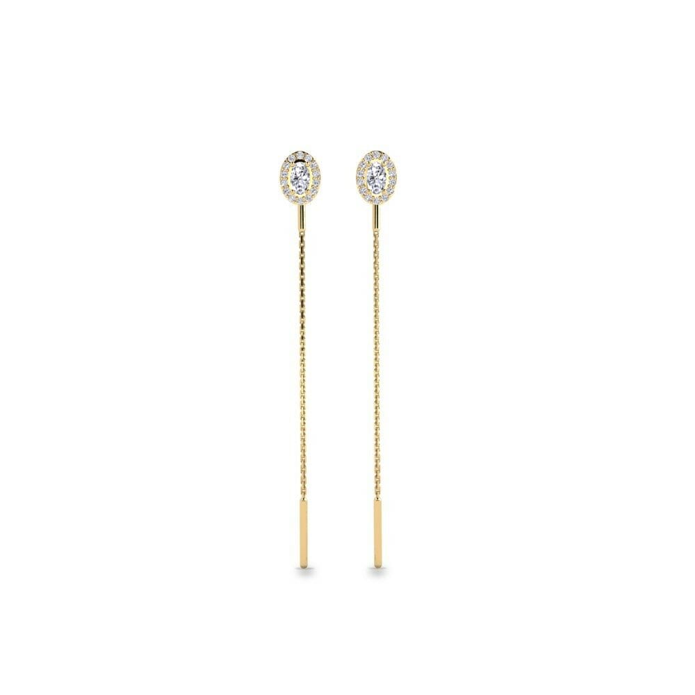 Oval Diamond Women's Earring Venustas