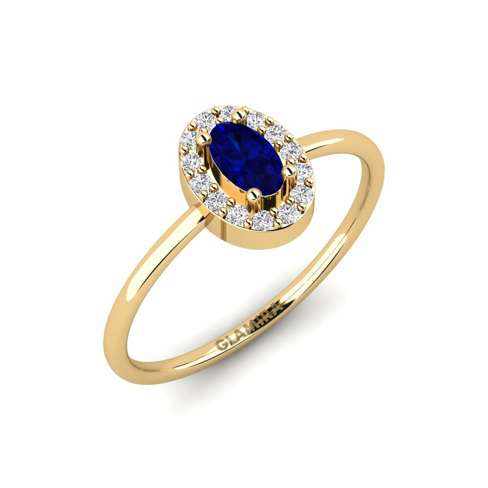 Saphir Bague de fiançailles Versteek