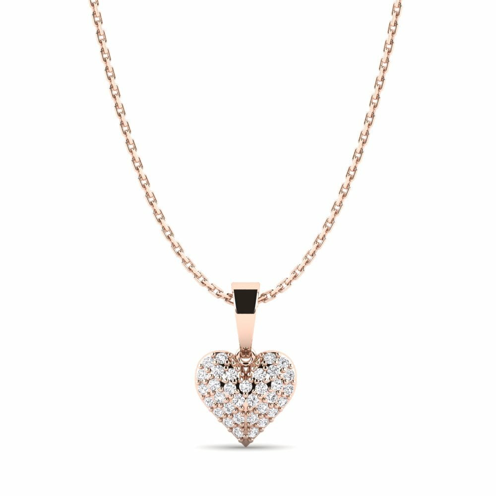 Oro Rosso 750 Ciondolo da donna Adelia