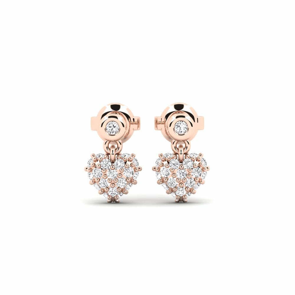 Oro Rosso 750 Orecchino da donna Cassy
