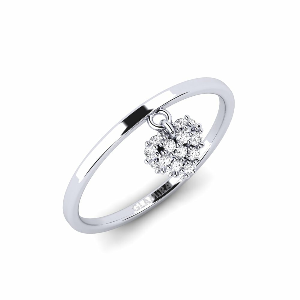 9ct White Gold Ring Hylia