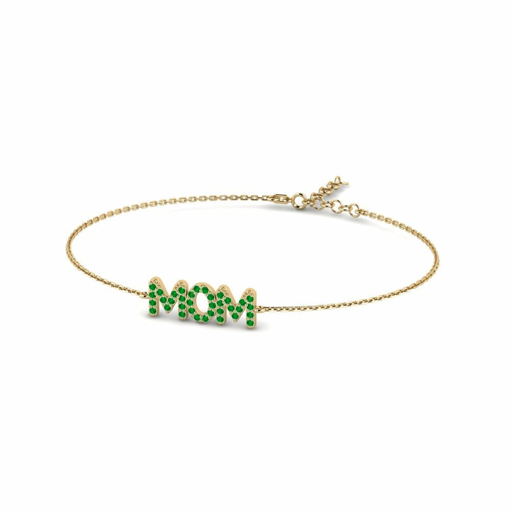 Smeraldo Bracciale da donna Luang