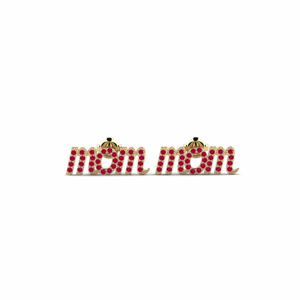 Ruby Women's Earring Mimento