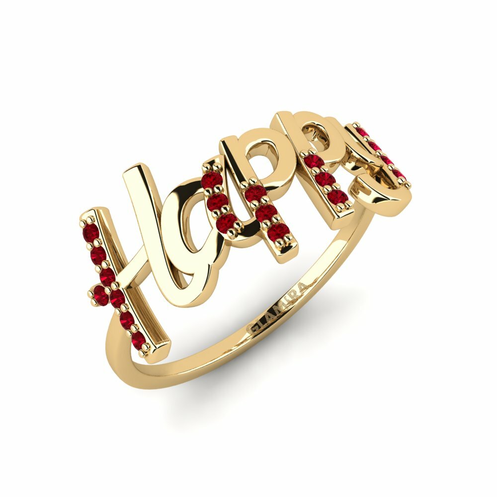 Red Zirconia Ring Piuyana