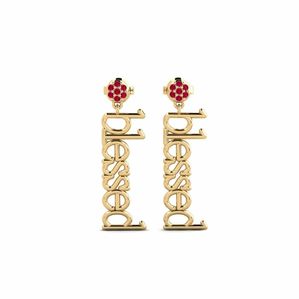 Ruby Women's Earring Tigoa