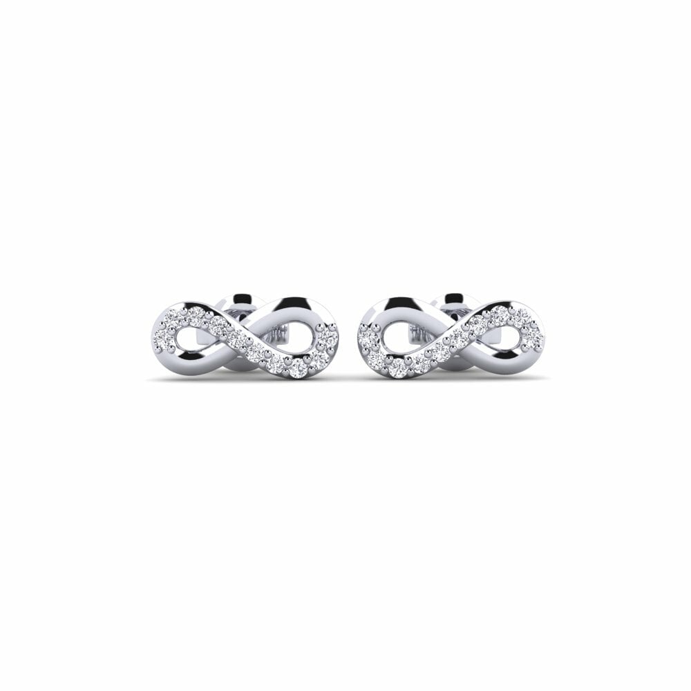 White Silver Women's Earring Pond