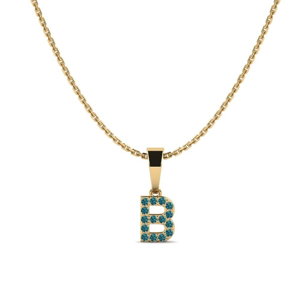 Blauer Diamant Damen anhänger Monto - B