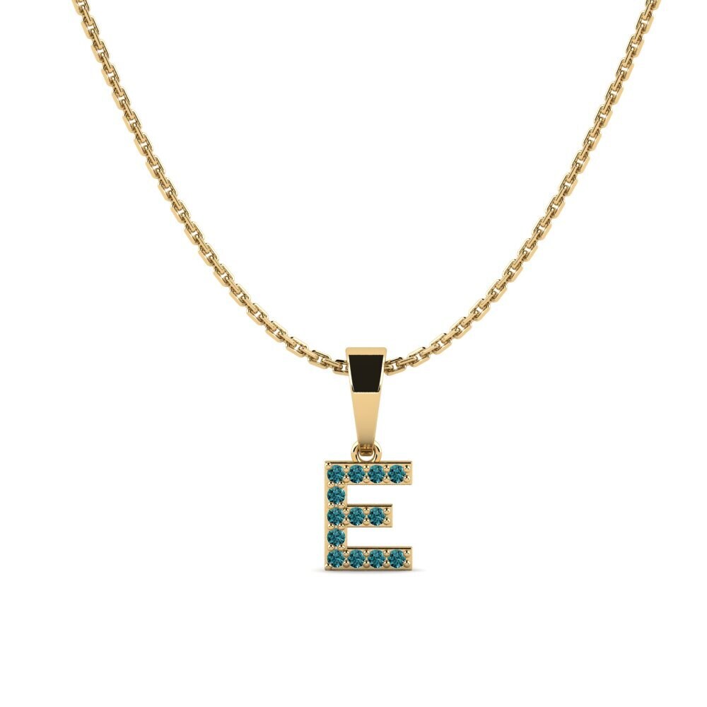 Blauer Diamant Damen anhänger Monto - E