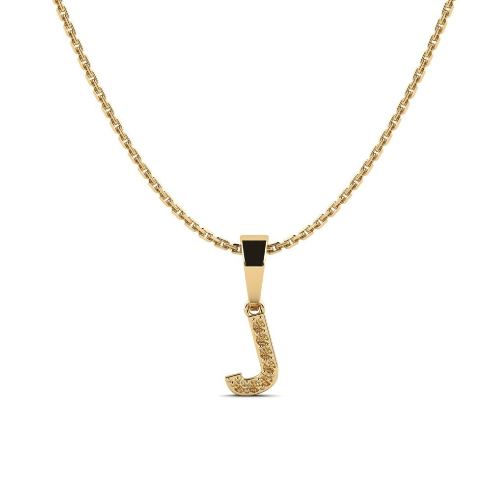 Brauner Diamant Damen anhänger Monto - J
