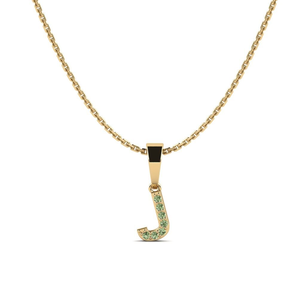 Grüner Diamant Damen anhänger Monto - J