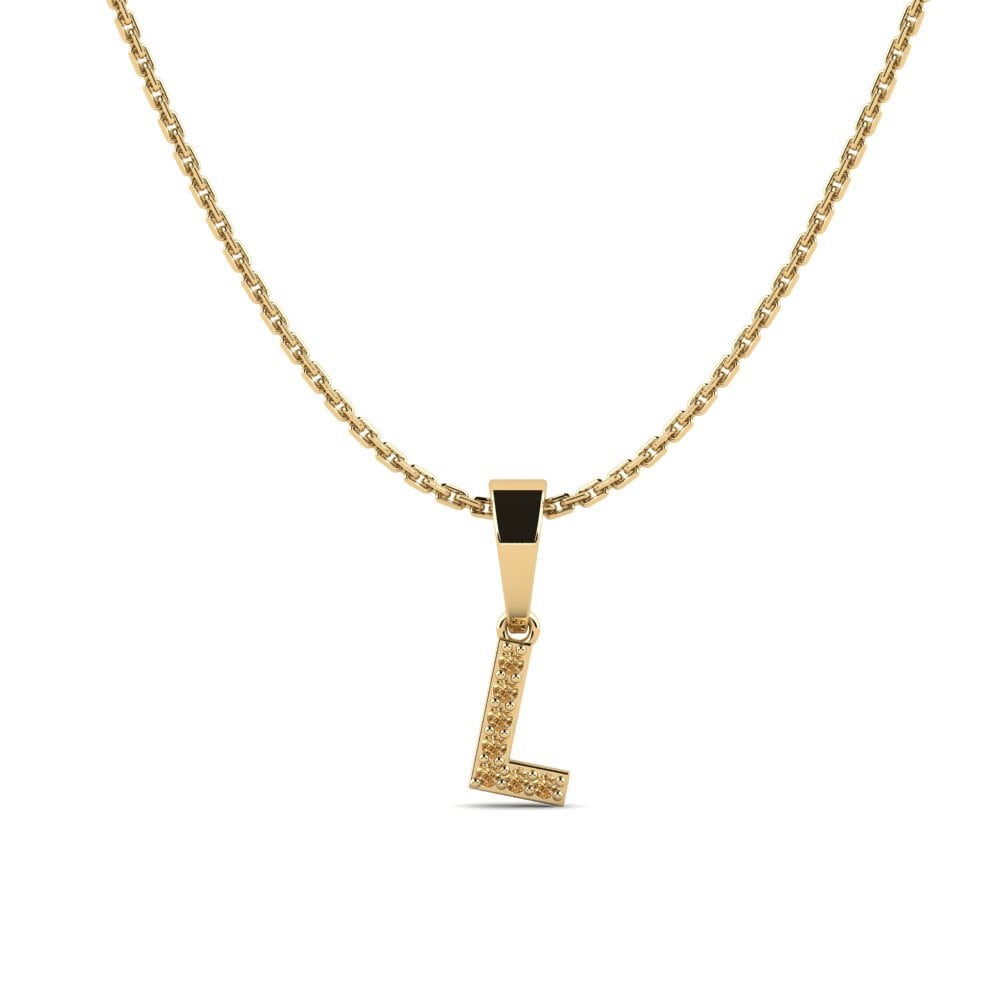 Brauner Diamant Damen anhänger Monto - L