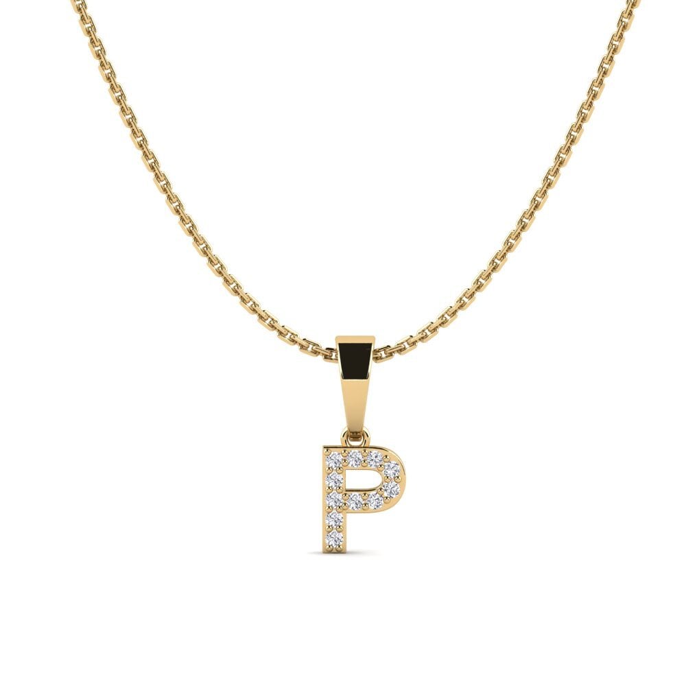 Round Diamond Women's Pendant Monto - P