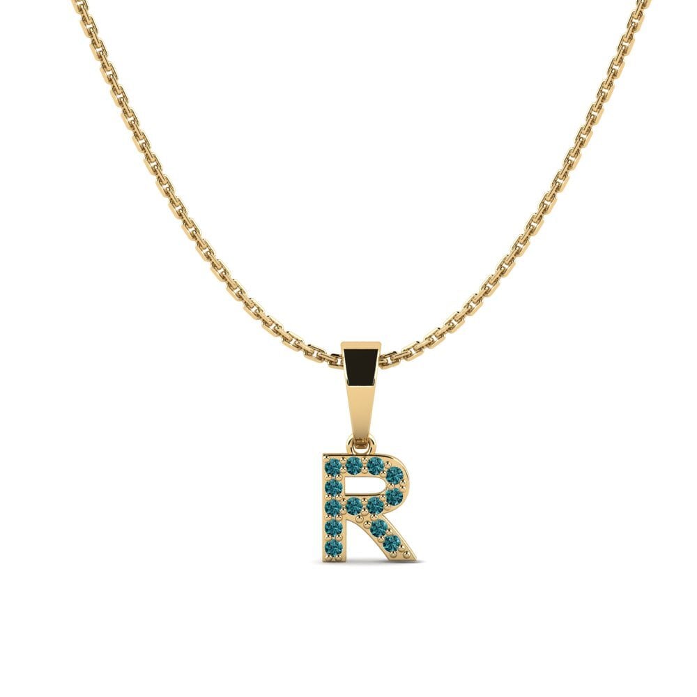 Blauer Diamant Damen anhänger Monto - R