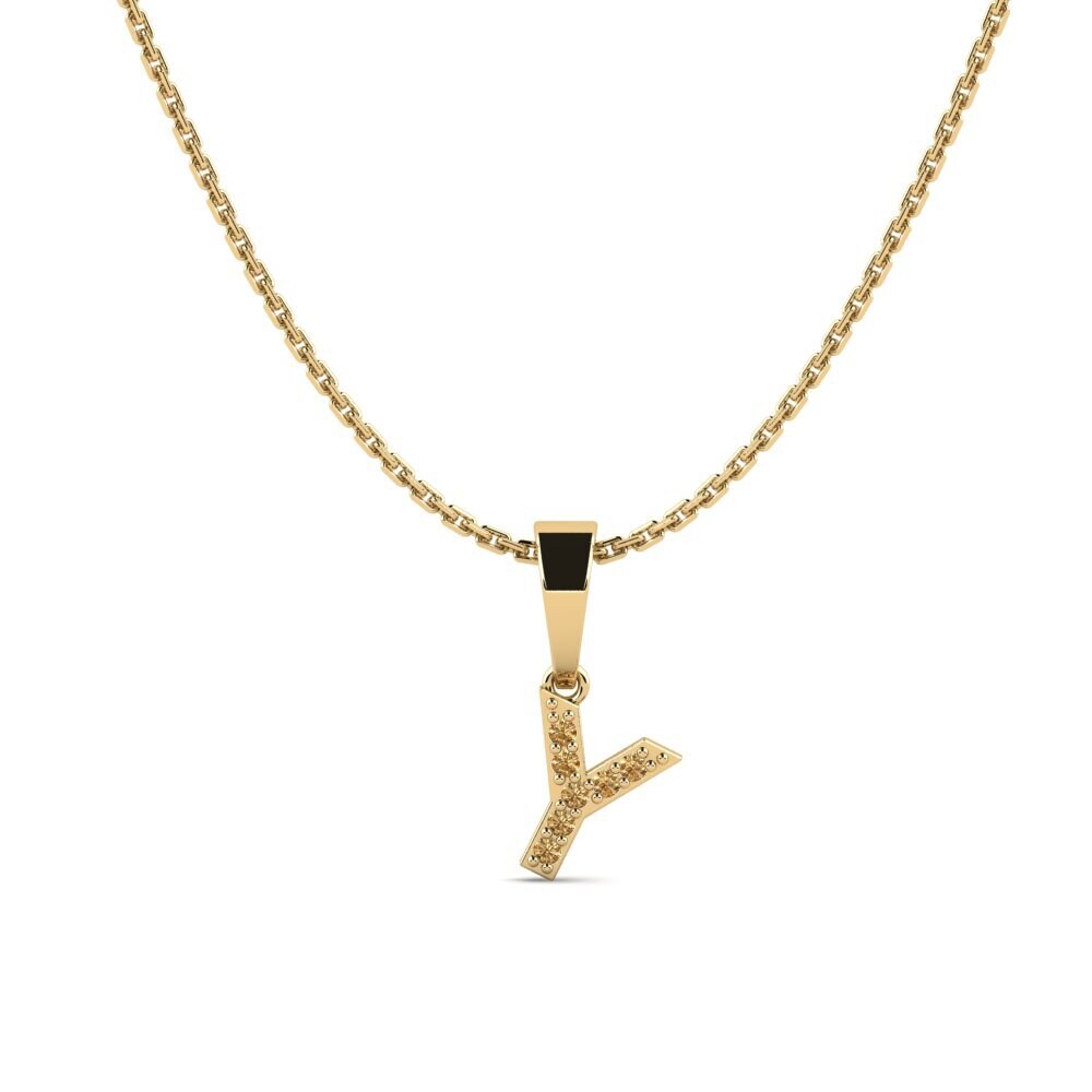 Brauner Diamant Damen anhänger Monto - Y