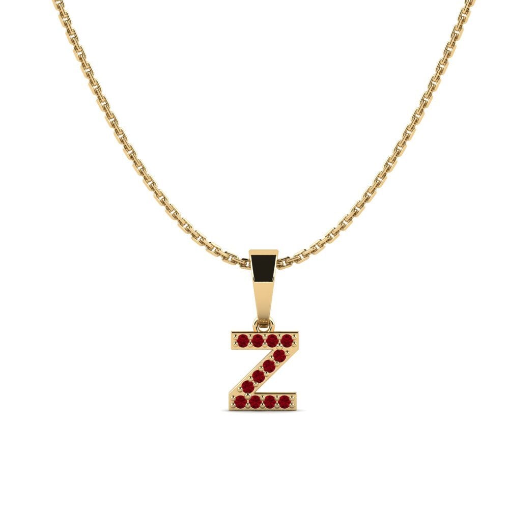 Roter Zirkonia Damen anhänger Monto - Z