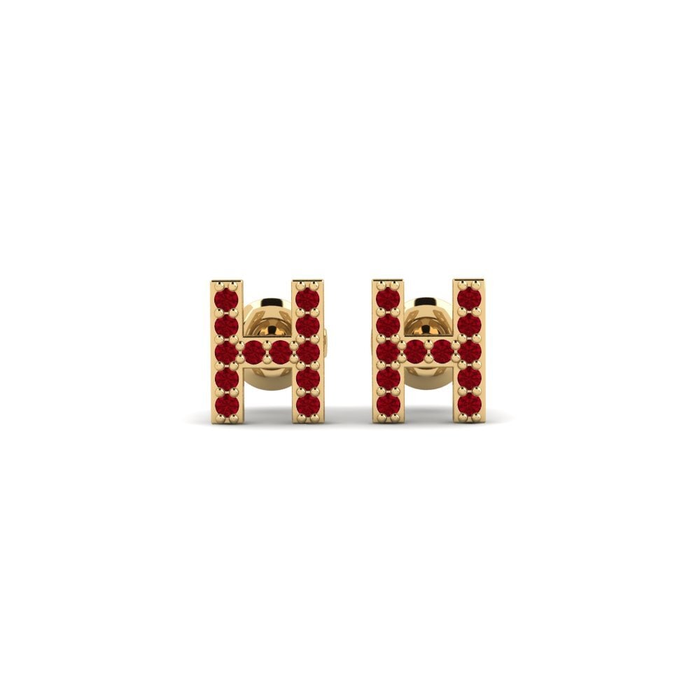 Red Zirconia Women's Earring Vuori - H